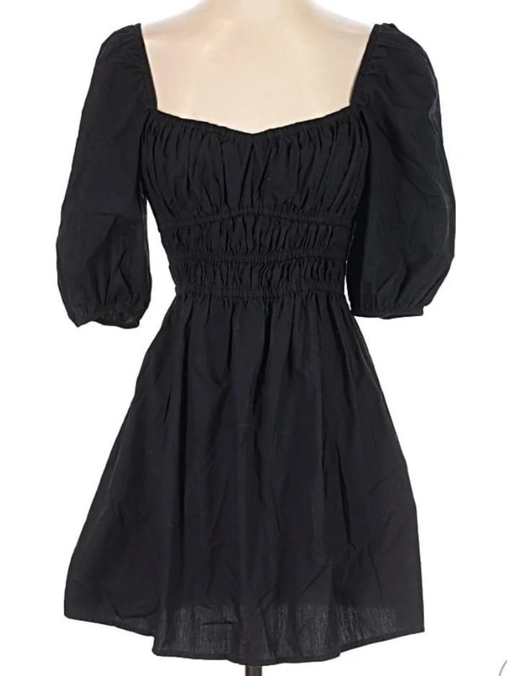 Faithfull the brand Black mini dress